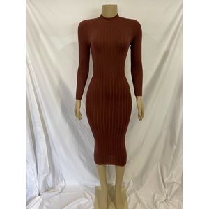Naked Wardrobe fall inspired midi dress <3